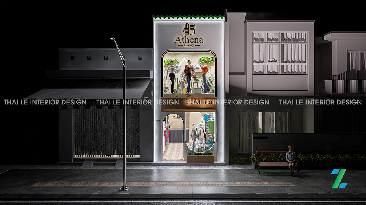 Thiết kế nội thất showroom Athena Tân Bình - 140m2